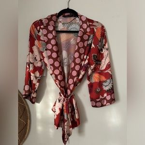 ZARA -kimono style shirt -Small